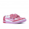 Chaussures enfants petits 16c rose+blanc