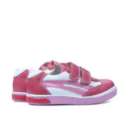 Chaussures enfants petits 16c rose+blanc