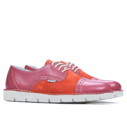 Chaussures décontractées femme 7001 rose combiné