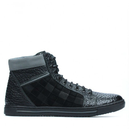 Bottes homme 467 noir+gris