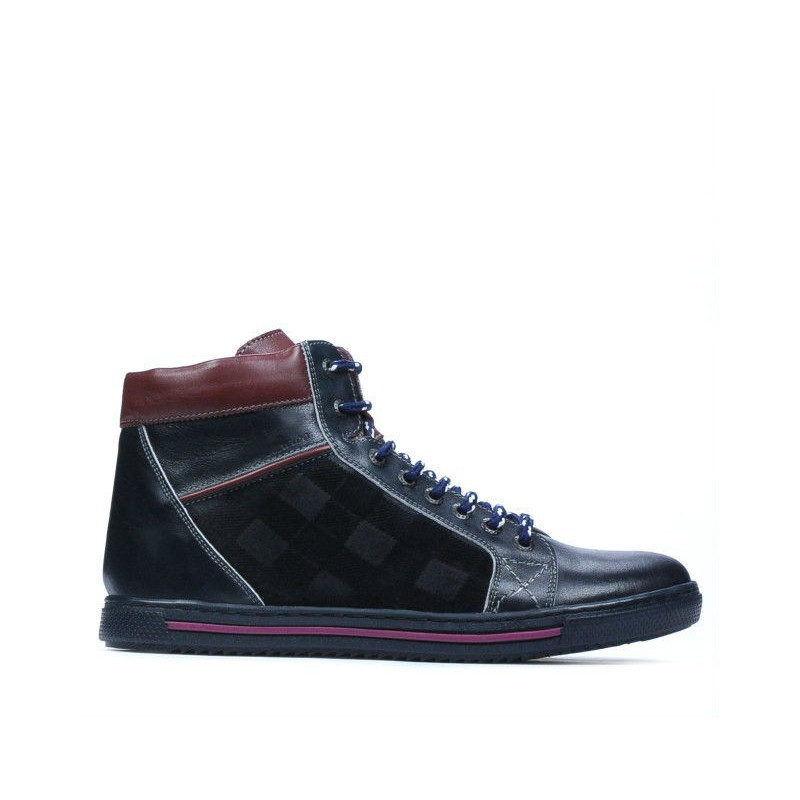 Bottes pour hommes 467 indigo+bordo