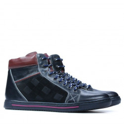 Bottes pour hommes 467 indigo+bordo