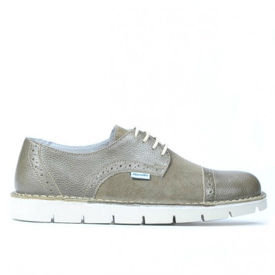 Chaussures décontractées femme 7001 sable combiné