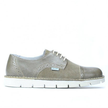 Chaussures décontractées femme 7001 sable combiné