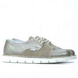 Chaussures décontractées femme 7001 sable combiné