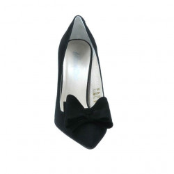 Chaussures élégantes femme 1252 noir antilope