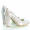 Chaussures élégantes femme 1214 vernis beige nacré