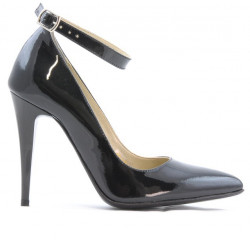 Chaussures élégantes femme 1247 vernis pétrole nacré