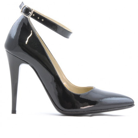 Chaussures élégantes femme 1247 vernis pétrole nacré