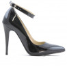 Chaussures élégantes femme 1247 vernis pétrole nacré