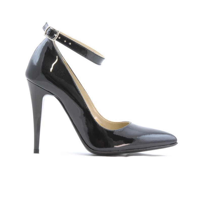 Chaussures élégantes femme 1247 vernis pétrole nacré