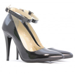 Chaussures élégantes femme 1247 vernis pétrole nacré