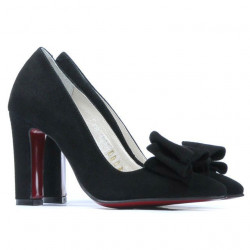 Chaussures élégantes femme 1252 noir antilope