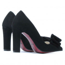 Chaussures élégantes femme 1252 noir antilope