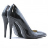 Chaussures élégantes femme 1241 vernis pétrole nacré