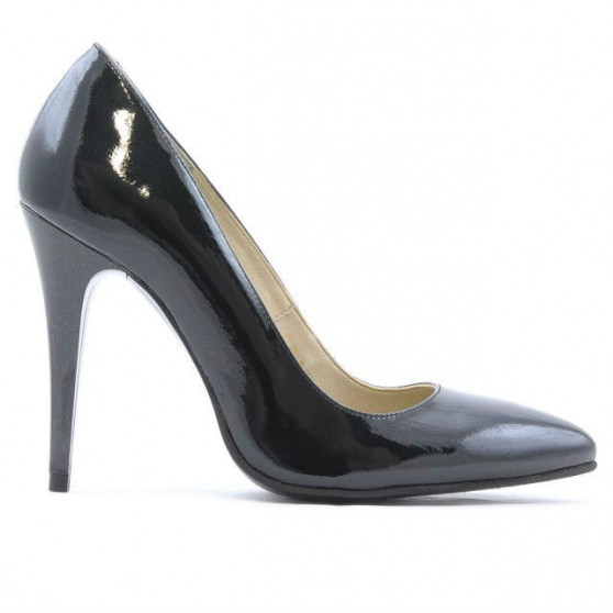 Chaussures élégantes femme 1241 vernis pétrole nacré