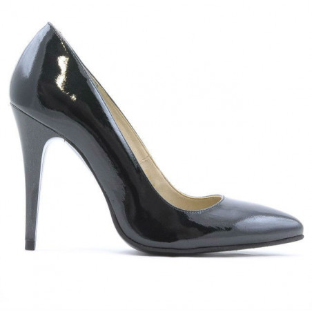 Chaussures élégantes femme 1241 vernis pétrole nacré