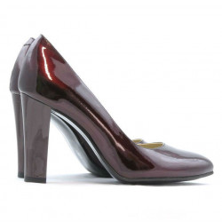 Chaussures élégantes femme 1214 vernis bordeaux01