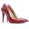 Chaussures élégantes femme 1241 vernis bordeaux