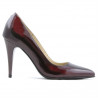 Chaussures élégantes femme 1246 vernis bordeaux 01