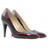Chaussures élégantes femme 1246 vernis bordeaux 01