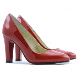 Chaussures élégantes femme 1243 vernis rouge01