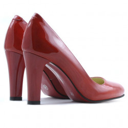 Chaussures élégantes femme 1243 vernis rouge01