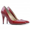 Chaussures élégantes femme 1246 vernis bordeaux