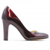 Chaussures élégantes femme 1243 vernis bordeaux01