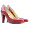 Chaussures élégantes femme 1243 vernis bordeaux