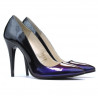 Chaussures élégantes 1241 vernis noir+violet (caméléon)