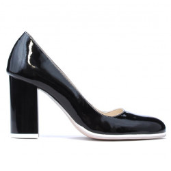 Chaussures élégantes/casual femme 1254 vernis noir
