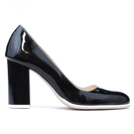 Chaussures élégantes/casual femme 1254 vernis noir