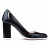 Chaussures élégantes/casual femme 1254 vernis noir