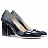 Chaussures élégantes/casual femme 1254 vernis noir