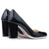 Chaussures élégantes/casual femme 1254 vernis noir