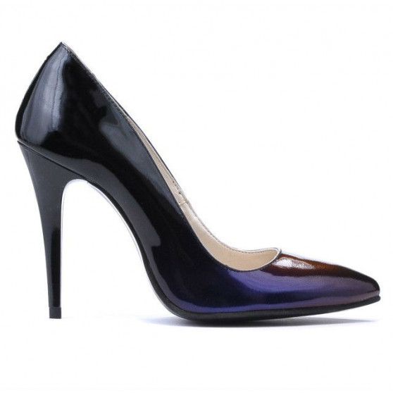 Chaussures élégantes 1241 vernis noir+violet (caméléon) Chaussures élégantes 1241 vernis noir+violet (caméléon)