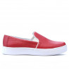 Baskets femme 658 rouge p