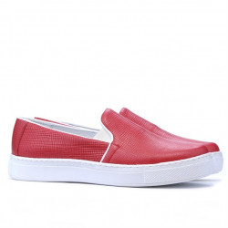 Baskets femme 658 rouge p