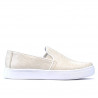 Baskets femme 658 beige p