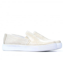 Baskets femme 658 beige p