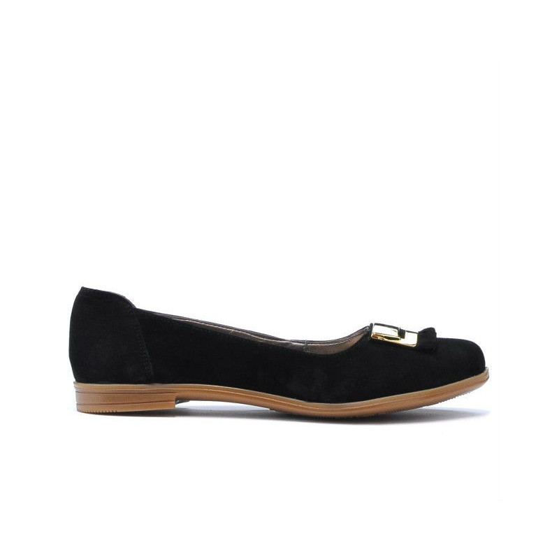 Ballerines femme 674 noir velours