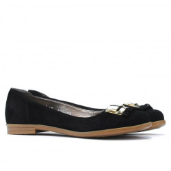 Ballerines femme 674 noir velours