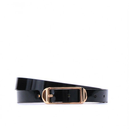 Ceinture femme 03m vernis noir
