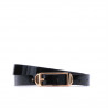 Ceinture femme 03m vernis noir