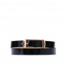 Ceinture femme 03m vernis noir