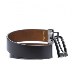 Ceinture homme 08b bicolore noir+marron1
