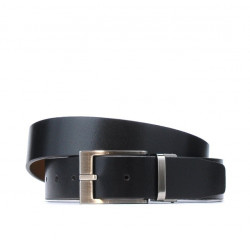 Ceinture homme 08b bicolore noir+marron1