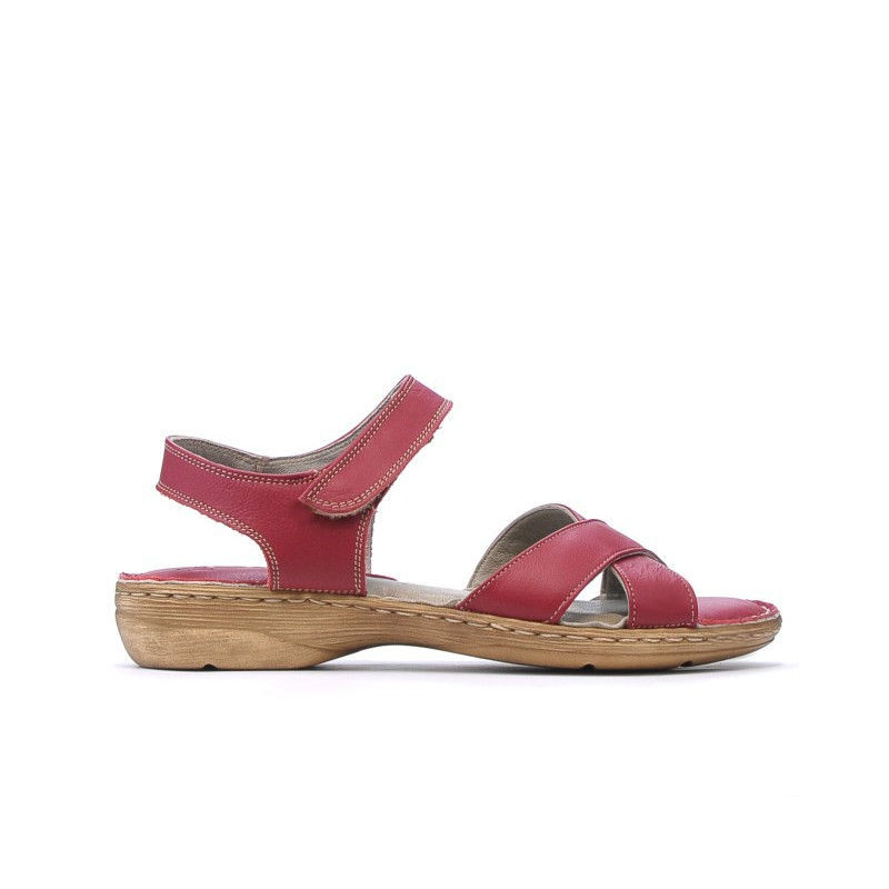 Sandales femme 502 rouge