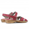 Sandales femme 502 rouge